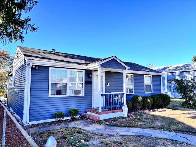 view of front of house with covered porch