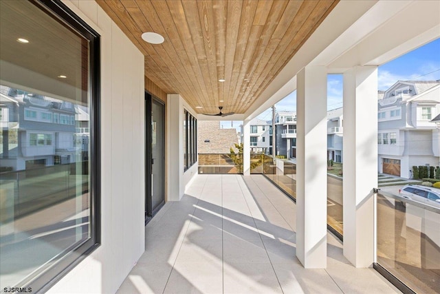 view of patio / terrace featuring a balcony