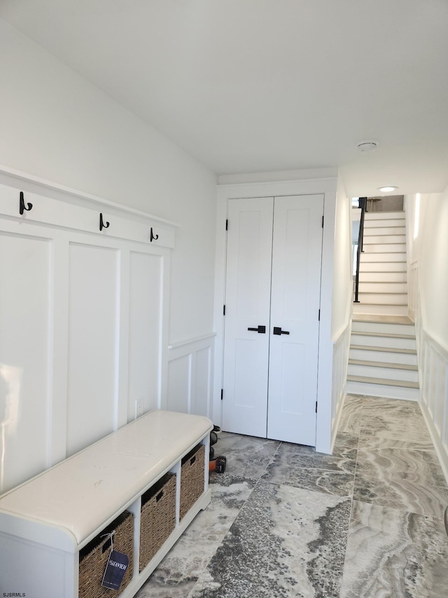 view of mudroom