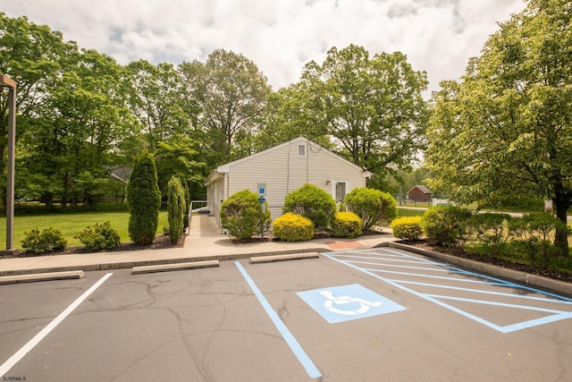 view of car parking