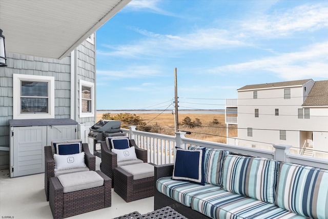 view of patio / terrace featuring area for grilling