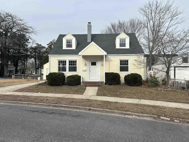 view of cape cod house