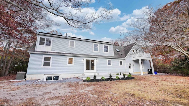 view of back of property