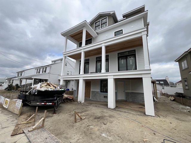 view of front of home