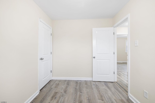 interior space featuring light hardwood / wood-style flooring