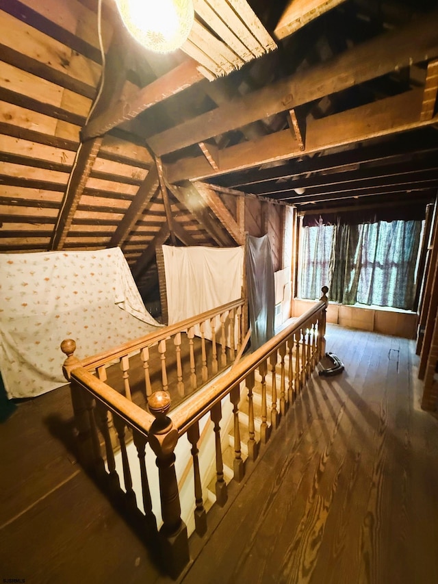 view of attic