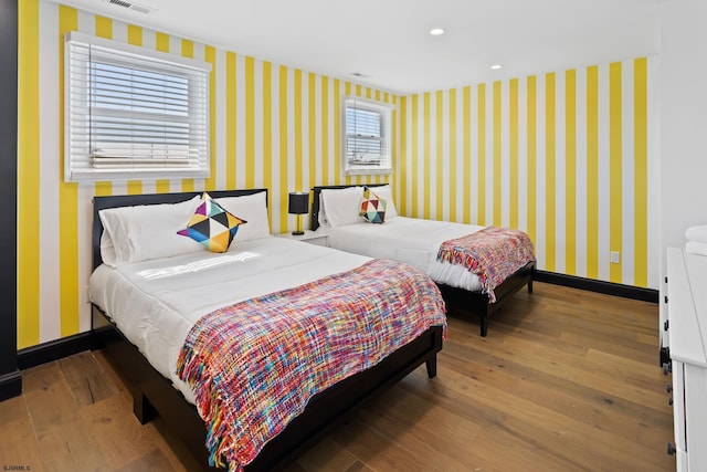 bedroom featuring hardwood / wood-style floors