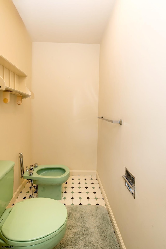 1506 Garry Ave, Vineland, NJ 08361 - bathroom with tile patterned floors and a bidet