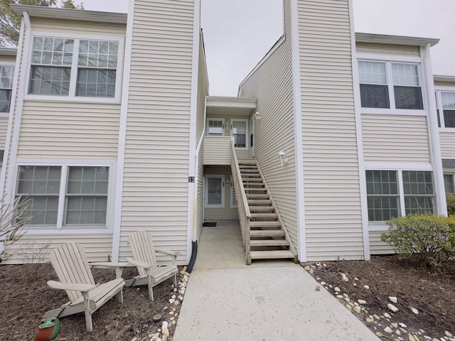 view of home's exterior with a patio area