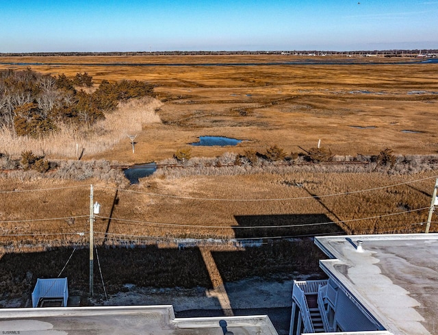 drone / aerial view featuring a rural view