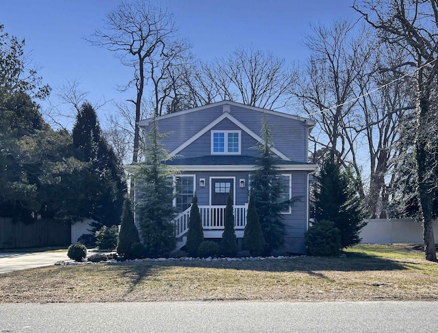 view of front of home