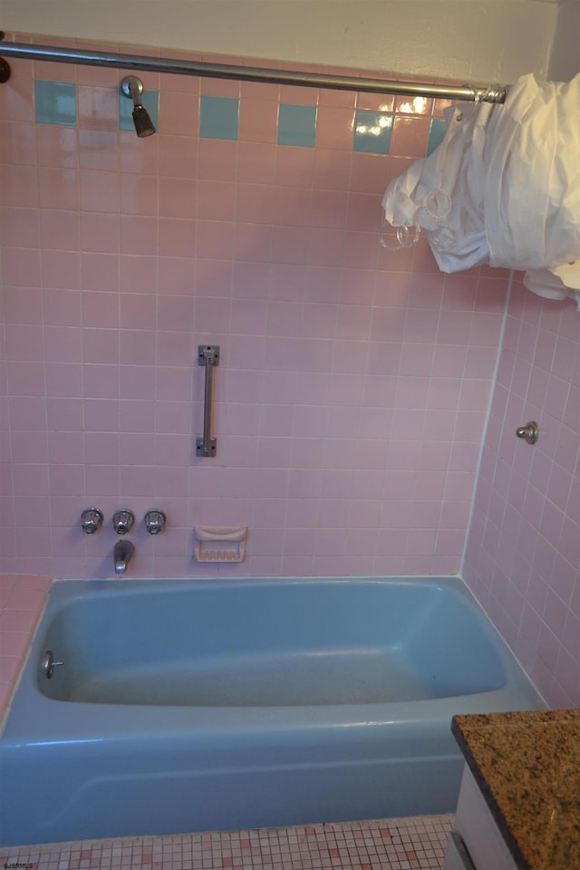 bathroom featuring tile patterned flooring