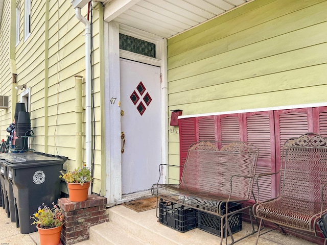 view of entrance to property