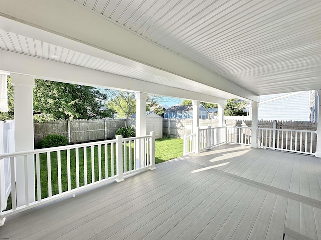 706B Lagoon Blvd Unit B, Brigantine, NJ 08203 - view of wooden deck
