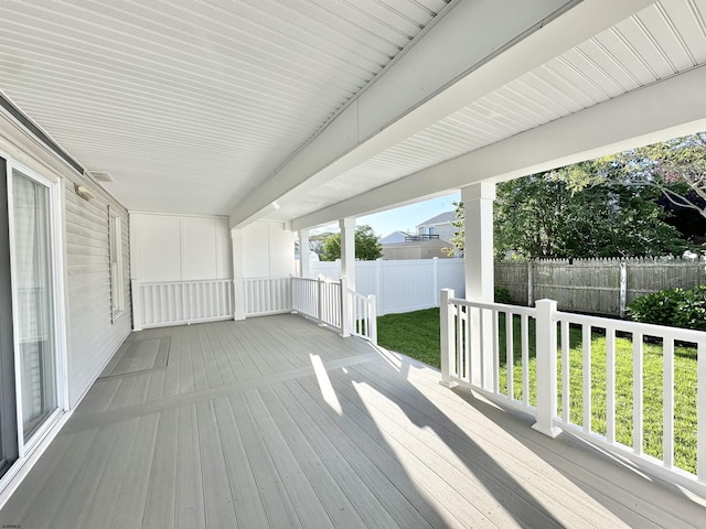 706B Lagoon Blvd Unit B, Brigantine, NJ 08203 - view of wooden deck