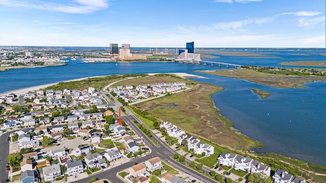 706B Lagoon Blvd Unit B, Brigantine, NJ 08203 - aerial view of property and surrounding area with a large body of water
