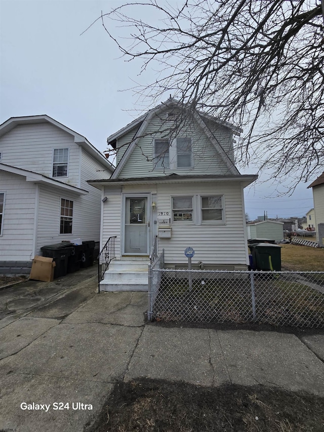 view of bungalow-style home