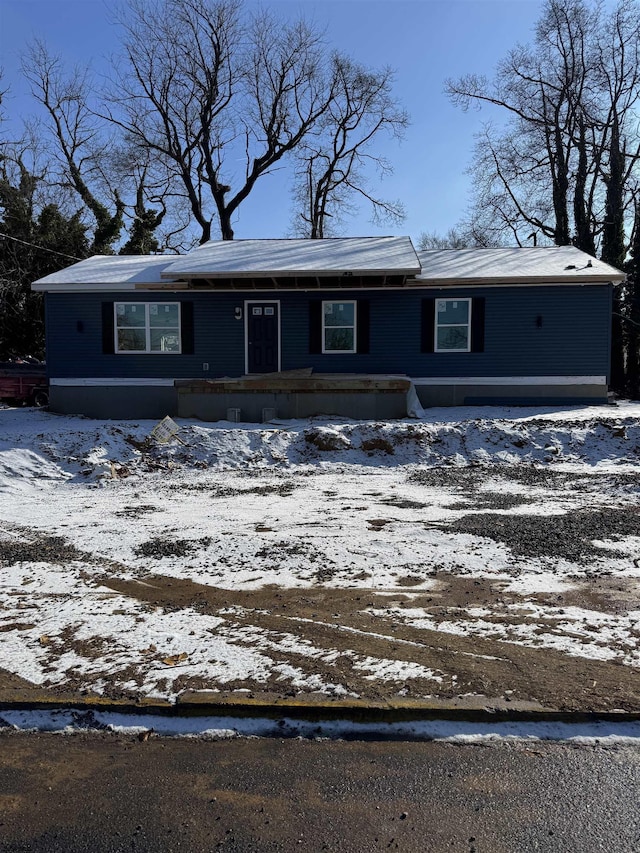 view of front of home