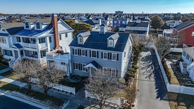 bird's eye view featuring a residential view