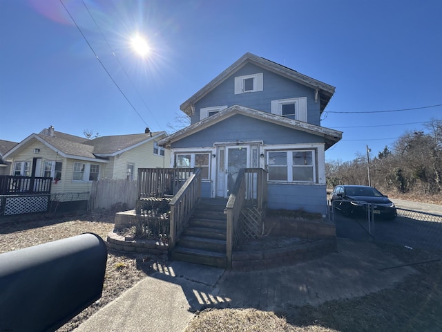 115 W Delilah Rd, Pleasantville, NJ 08232 - american foursquare style home with a wooden deck