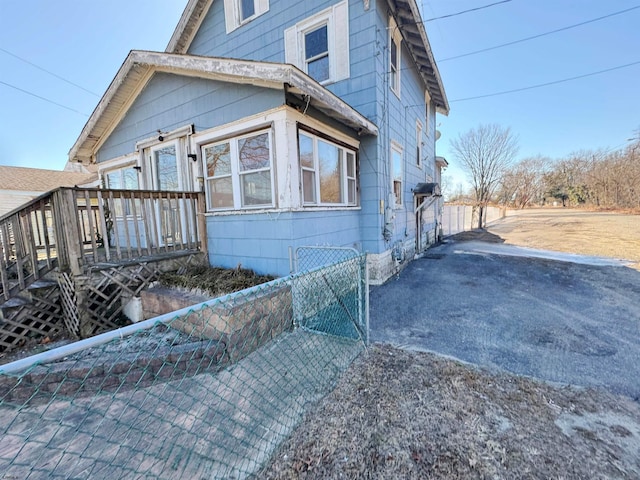 115 W Delilah Rd, Pleasantville, NJ 08232 - view of home's exterior with a deck and fence