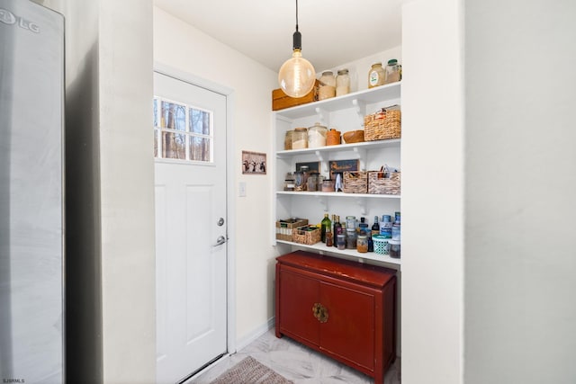 view of pantry