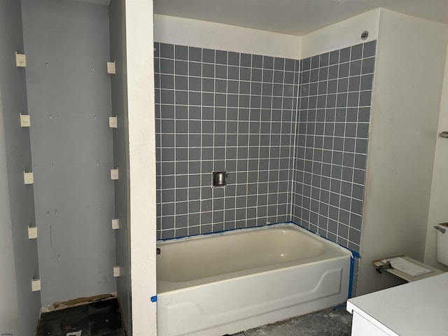 full bath with tub / shower combination and vanity