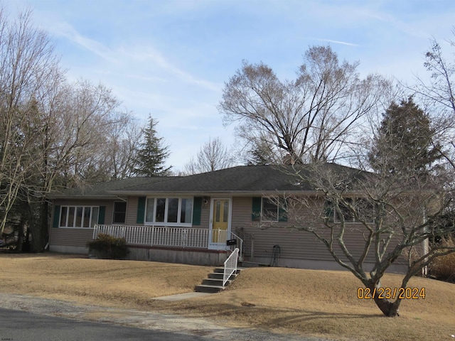 view of ranch-style house