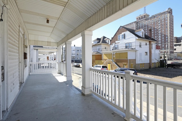 view of patio / terrace with a porch