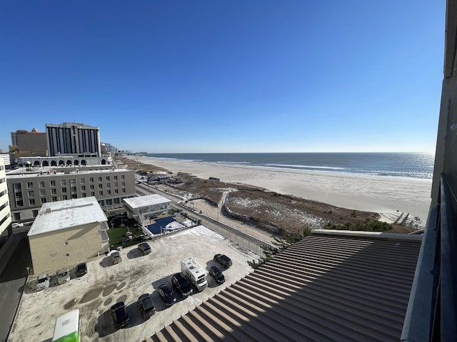 water view with a beach view