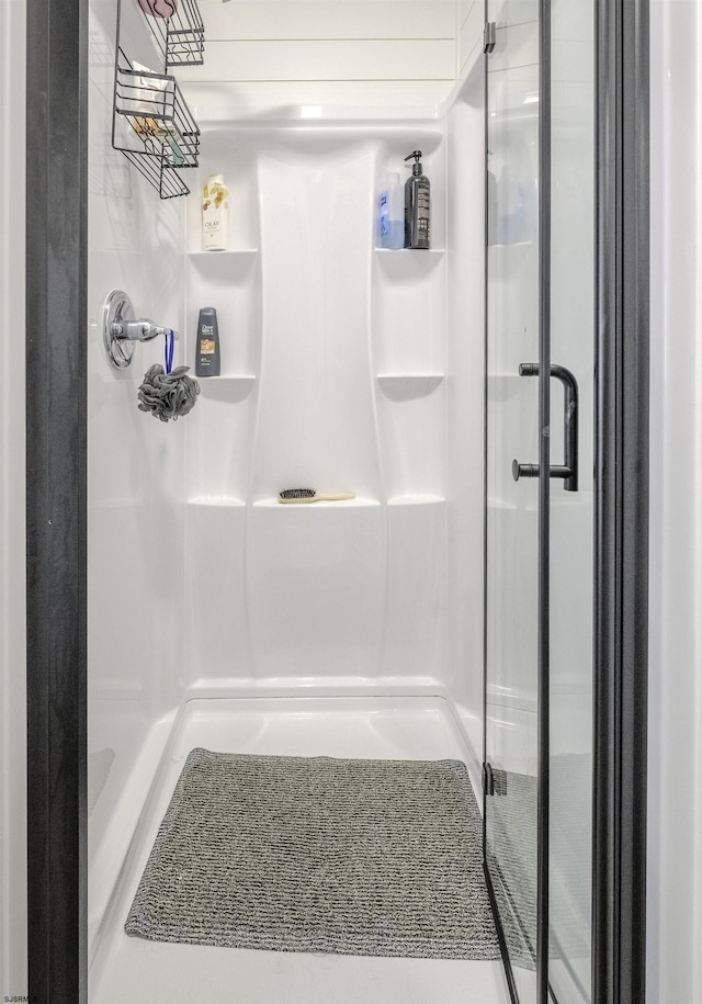 full bath with a stall shower