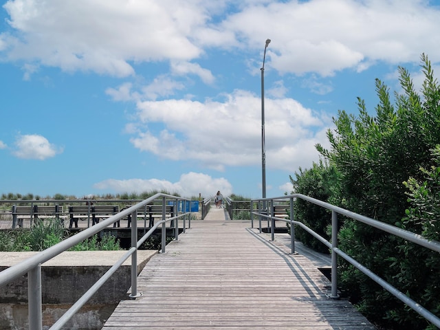 view of dock