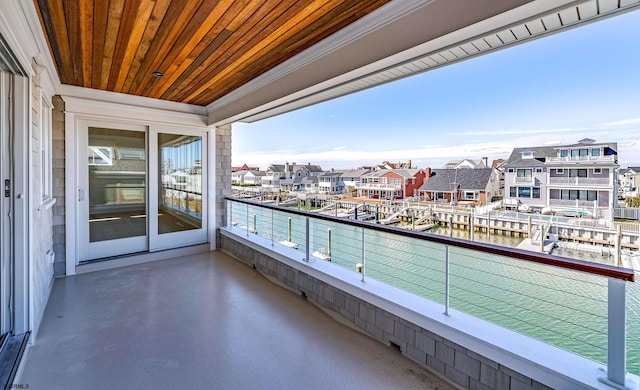4 Grenada Ln, Ocean City, NJ 08226 - balcony featuring a residential view and a water view