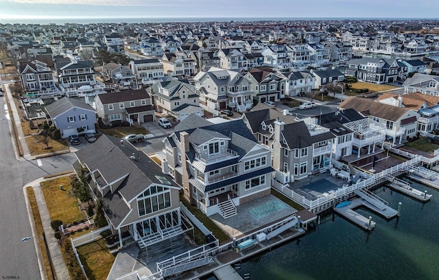 4 Grenada Ln, Ocean City, NJ 08226 - drone / aerial view with a water view and a residential view