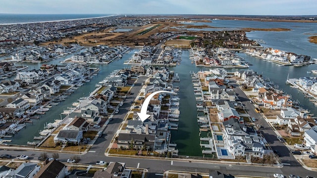 4 Grenada Ln, Ocean City, NJ 08226 - aerial view featuring a water view