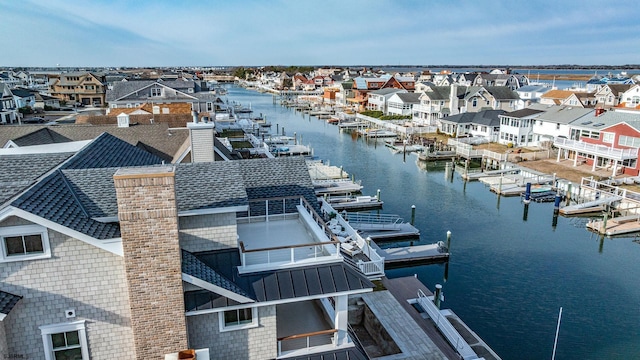 4 Grenada Ln, Ocean City, NJ 08226 - birds eye view of property with a water view and a residential view