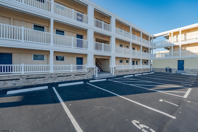 view of uncovered parking lot