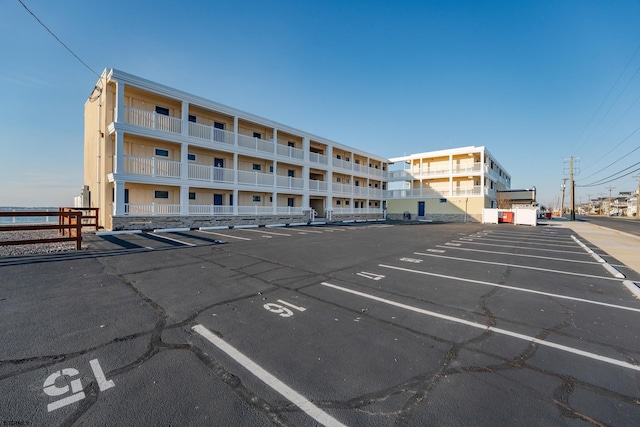 view of uncovered parking lot