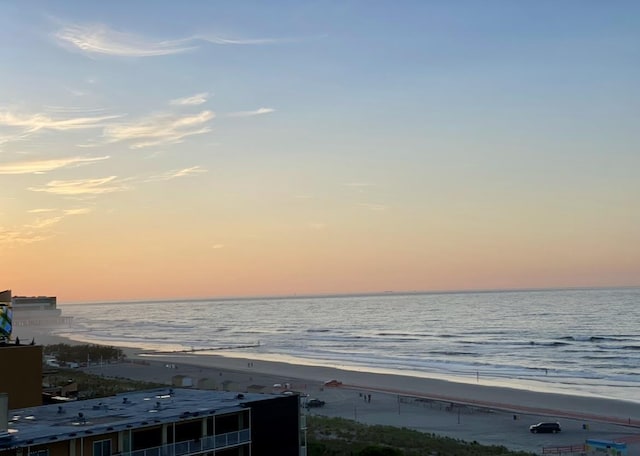 water view featuring a view of the beach