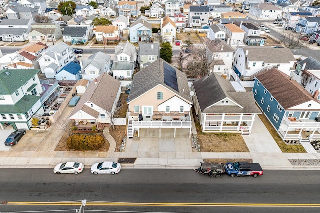 drone / aerial view featuring a residential view