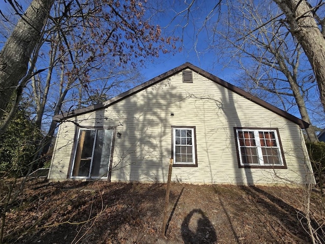 view of side of home