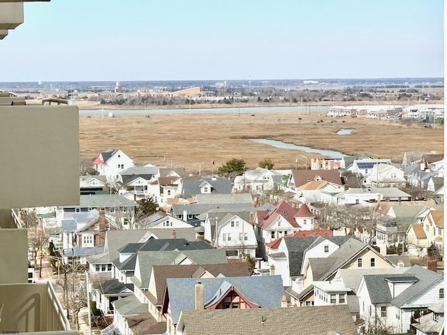 bird's eye view featuring a residential view