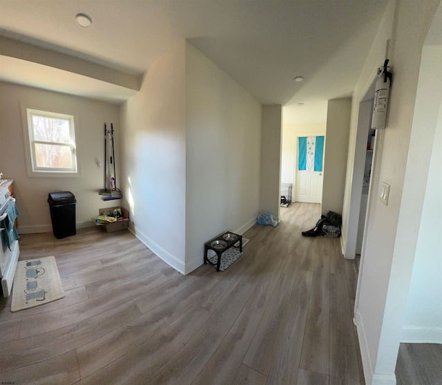200 E Park Ave, Pleasantville, NJ 08232 - hall featuring baseboards and wood finished floors