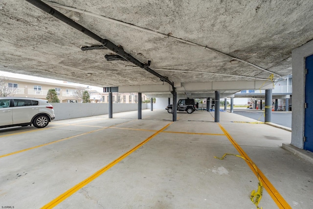 view of parking deck