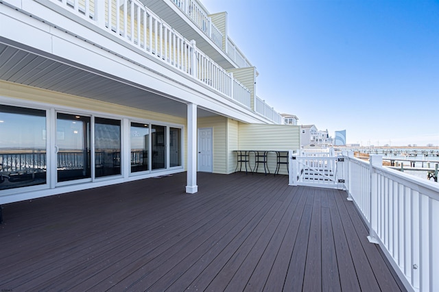 view of deck