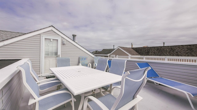 view of patio / terrace with outdoor dining area