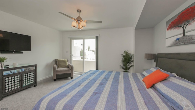 carpeted bedroom with baseboards