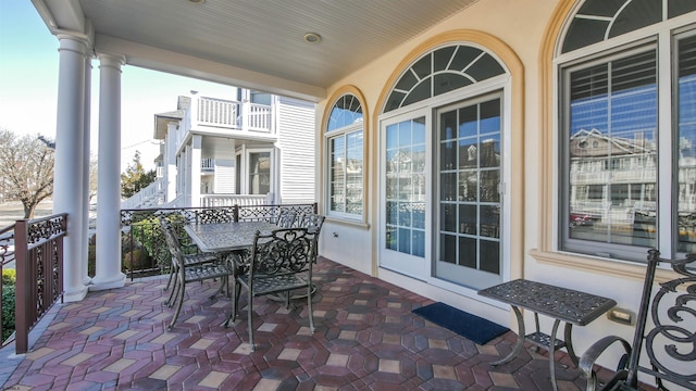 view of patio / terrace with outdoor dining area