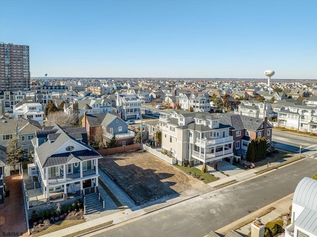 aerial view featuring a residential view