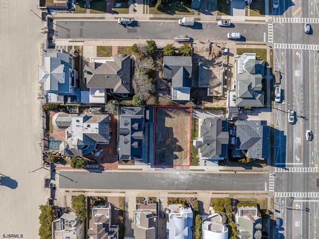 bird's eye view featuring a residential view